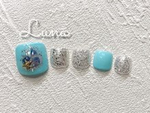 ネイルアンドまつ毛エクステ ルーナ イオンモール東久留米店/フット定額8900円