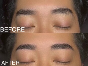ブロウズラボ 北堀江店(BROWS LABO)/メンズ眉毛★before→After