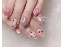 シェリエ(Cherie)/さくらんぼ×マグネットネイル