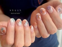ホシュ ショート(Khosh:short)の雰囲気（10本アートコースデザイン。ニュアンスマグネットnail）