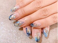 パステル(PASTEL)/クリアブルーネイル