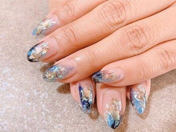 パステル(PASTEL)/クリアブルーネイル