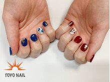 トヨネイル(TOYO NAIL)/水墨画風ネイル☆