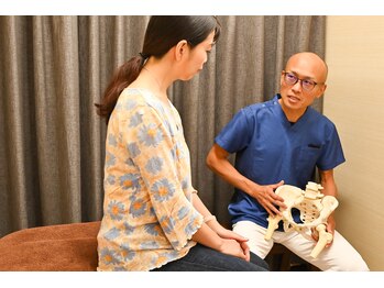 トラスト 錦糸町治療院/骨盤と股関節の説明してます