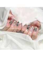 アン ジョーヌドラゴ/【自爪ネイル】リボンネイル