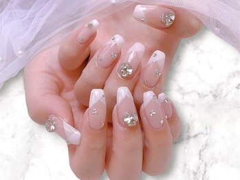 エミリオネイル(EMILIO NAIL)の写真/【高田馬場駅徒歩１分】皆が見惚れるうるっと可愛いお手元に！持ち込みデザインもOK◎再現力が大好評♪