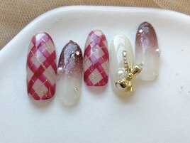 チェックネイル