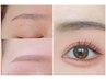 似合わせまつ毛パーマ ＋ 眉毛WAX（アイブロウ）【￥9,000】（再来）