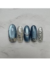 ナナズネイル 魚町店(NANA’sNail)/ネイビーマグネット