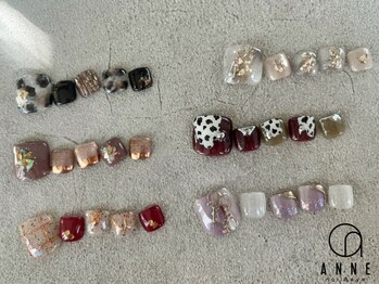 アンネ 梅田 ALLYS店(ANNE)/フット☆定額デザインコース