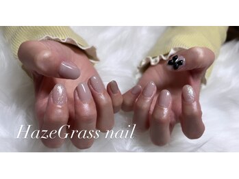 ハズグラスネイル(Haze Grass nail)/シンプルネイル