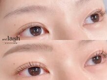 アンドラッシュ アンドネイル 本郷三丁目駅前店(and lash/and nail)/［パリジェンヌ］×［美眉Wax］