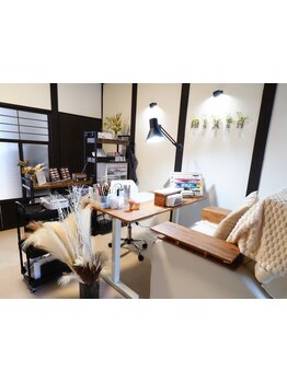 長さ出しのできるサロン