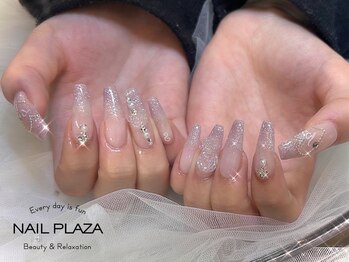 ネイルプラザ 河原町OPA店(NAIL PLAZA)/フラッシュラメグラデーション