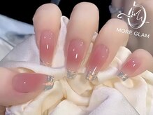 モアグラム 銀座店(More Glam)/上品☆チークネイル