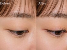 edge hair ＋make アイサロン南流山の雰囲気（毛先まで繊細なカールで上品な目元に◎［南流山/まつ毛パーマ］）