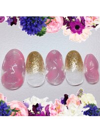 ナチュラルアートネイル♪