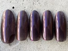 フリークネイル(FREAK Nail)/ニュアンスパープルミラー¥10000