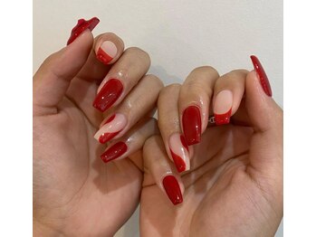 クイーンズビューティーサロン 新宿本店(Queen's beauty salon)/チップ長さ出し定額コース