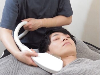 リノ バイ ミラ 柏(Lino by MIRA)の写真/【メンズ脱毛/ヒゲ/全身/VIO】保湿ジェル使用で美肌効果！毎日のヒゲ剃りが面倒な方にも◎柏駅から5分♪
