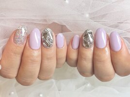 キラキラ　埋め尽くしネイル