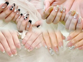 リベレ 心斎橋店(LIBELLE)の写真/パラジェル有り★シンプルデザイン～10本アートまで豊富なデザインでアナタだけの可愛いが見つかる♪心斎橋