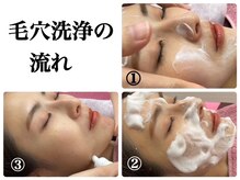 シェリー(Cheri)/毛穴洗浄の流れ