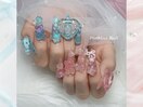 ゆめかわ3Dネイル