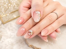 人気No.1うるツヤ透明感ネイル♪