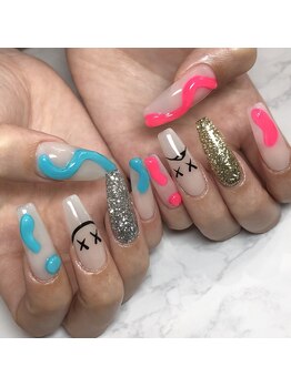 ネイルサイン ラフラフ(NAIL SIGN ROUGH LOUGH)/うねうねニコオコ