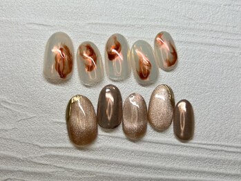 プランタン アヴェダ(printemps AVEDA)の写真/指先からトレンド発信を★やりたいデザインやアートに合わせてプランを選択◎自分を楽しむネイルライフを♪