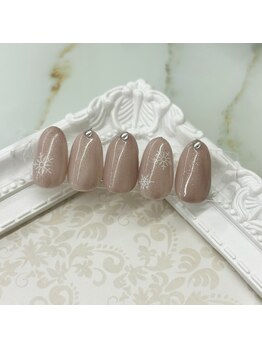 キャンアイドレッシー 茨木店(Can I Dressy)/雪の結晶ネイル