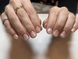 ラメグラデーションネイル