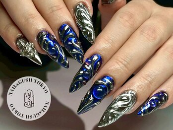 ネイルズガッシュ 武蔵小山店(NAILsGUSH)の写真/まるで自爪が伸びたような仕上がり♪+￥6000で10本ジェル長さ出しが出来ちゃいます★