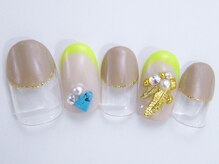 ネイルサロン ドレリッチ 大宮店(drerich)/【6990】スキニーフレンチ