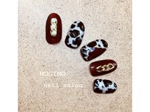 ムギモ(MUGIMO)/レオパード柄ネイル/9150