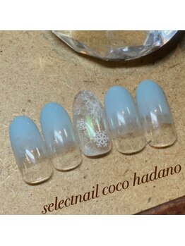 セレクトネイル ココ 秦野店(SELECT NAIL COCO)/雪の結晶