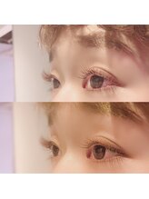 イーストアッカ アイラッシュ(East AkkA eyelash)/カラーエクステでイメチェン