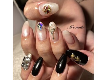 エムズネイル サベージ(M's nails Savage)/セーラームーンネイル