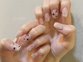 バレンタインネイル ari