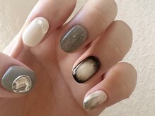 アイネイルズ 天神今泉店(I-nails)/【sana.i】モノトーンニュアンス