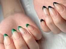 ブリスフルハピネス(Blissful happiness)/バイカラーフレンチデザイン