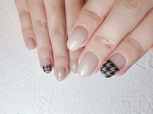 ネイルサロンリシェ 烏丸御池(Recher)/千鳥格子