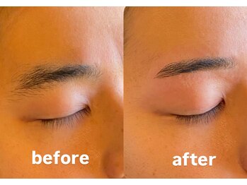 トップルック 横浜店(TOP LOOK)/メンズ眉毛ビフォーアフター