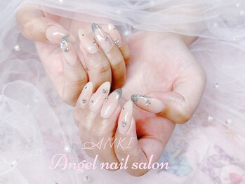 エンジェルネイルサロン(Angel nail salon)/チークXガラスフレンチネイル