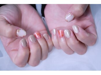 アート4本ネイル