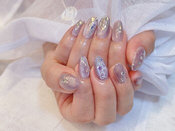 デコール 心斎橋(DECOR)/マグネットアジサイラメネイル