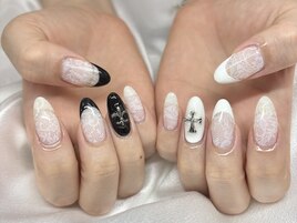 レースフレンチアシンメトリー