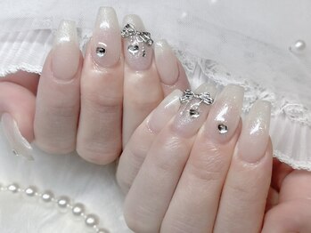 モカ 京橋(moca)/【Risa】リボンネイル