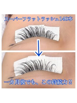 ティーネイルアンドアイラッシュ(tty)/スーパーフラットラッシュの強み